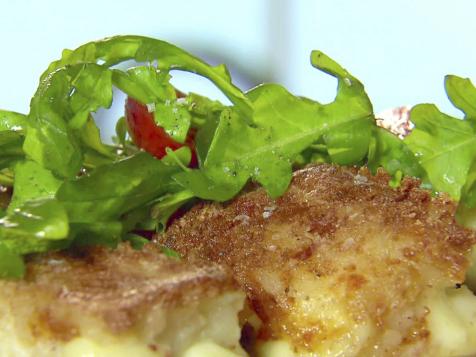 Cheese-Curd Risotto Cakes