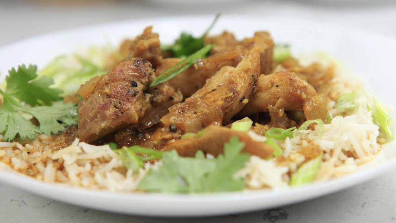 Red Curry Chicken Thighs