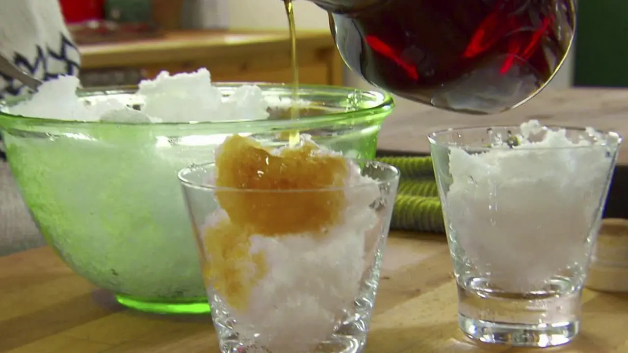 Birch Whiskey Snow Cocktail