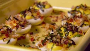 Steakhouse Deviled Eggs