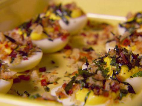 Steakhouse Deviled Eggs