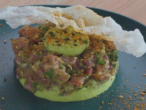 Tuna Tartare with Avocado Mousse