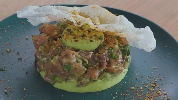 Tuna Tartare with Avocado Mousse