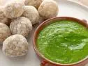 Papas with Green Sauce, as seen on Food Network.