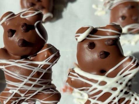 Chocolate-Covered Strawberry Mummies