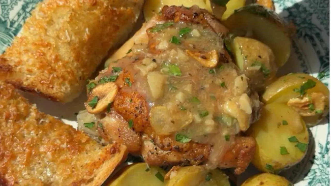 100 Cloves of Garlic Chicken