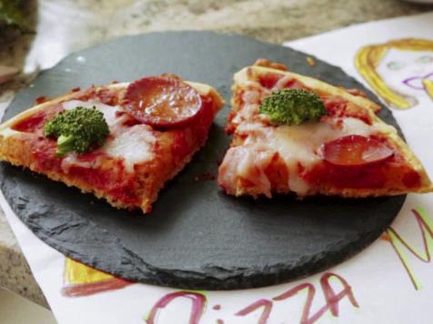 Semolina Waffle Pizzas