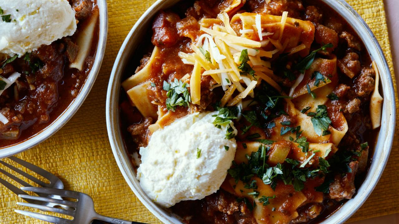 Sunny's One-Pan Lasagna
