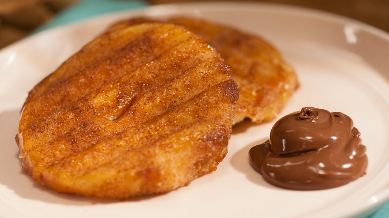 Panini-Grilled Doughnuts