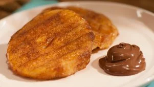 Panini-Grilled Doughnuts