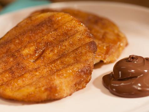 Panini-Grilled Doughnuts
