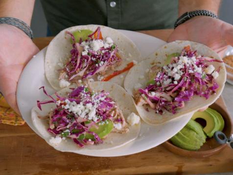 Pulled Pork Tacos with Red Jalapeno Slaw