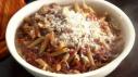 Eggplant and Sausage Penne