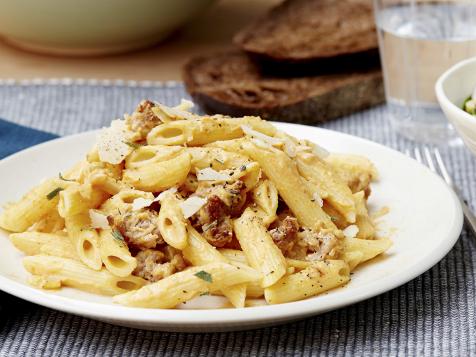 Pasta with Pumpkin and Sausage