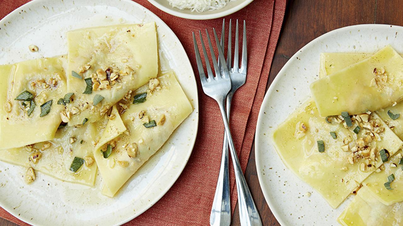 Nutty Butternut Squash Ravioli