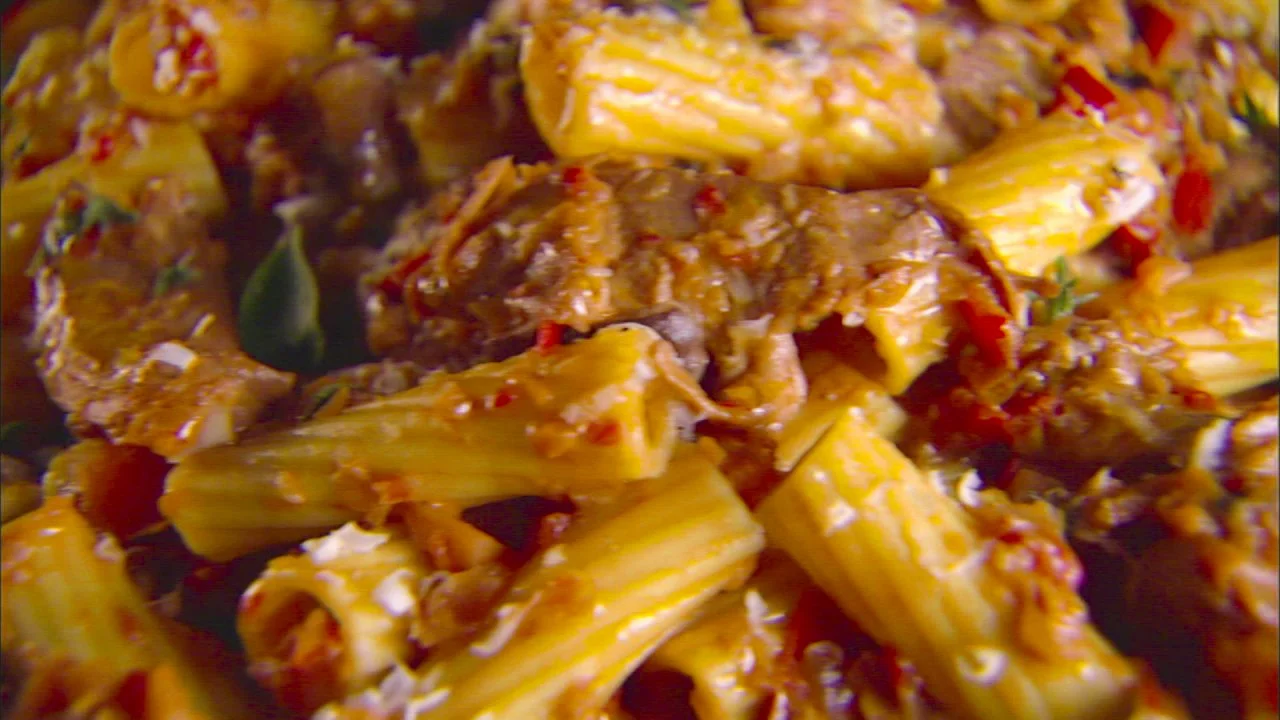 Vegetable Bolognese Rigatoni