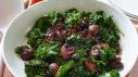Smothered Mushrooms and Kale