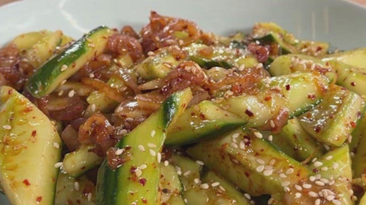 Smashed Cucumber Salad