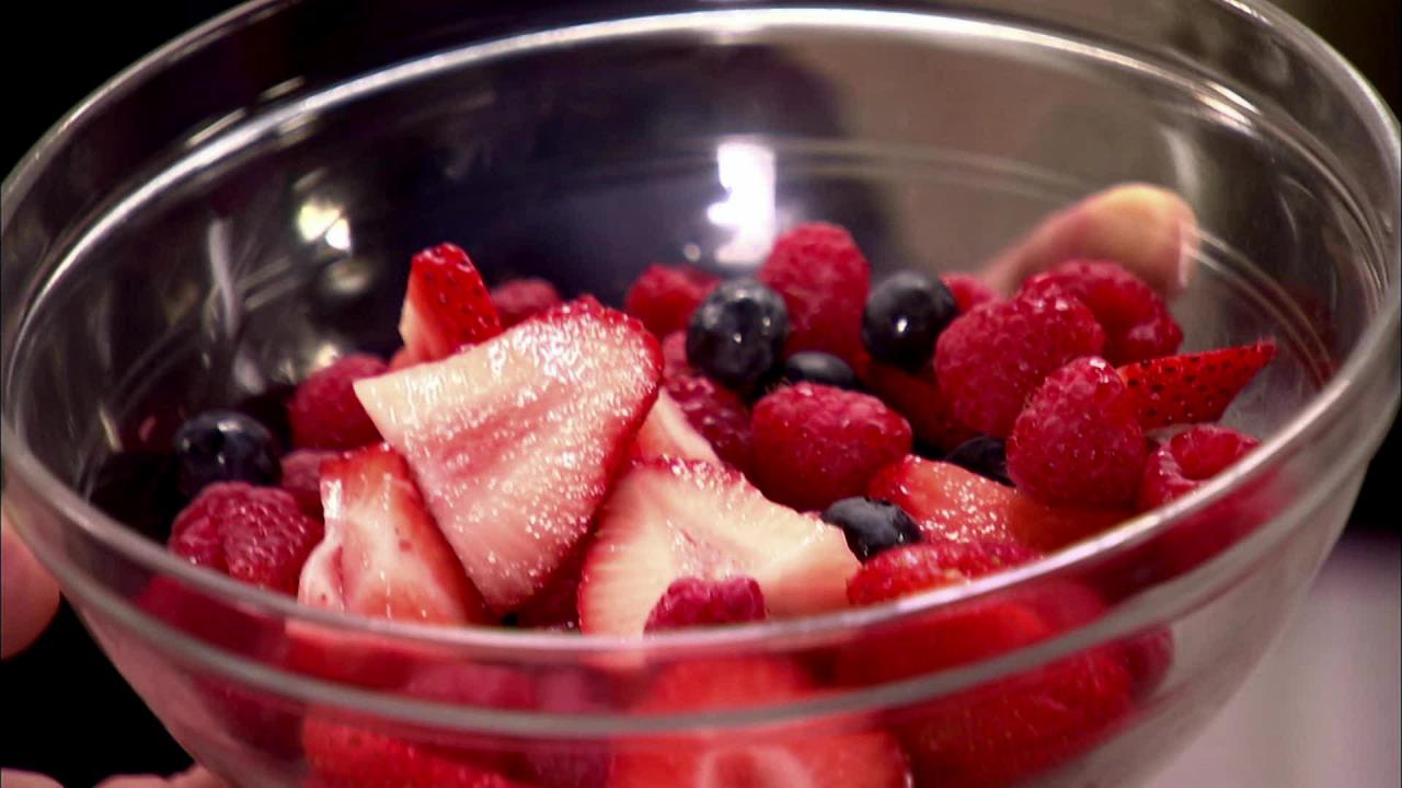 Ina's Tri-Berry Oven Pancakes