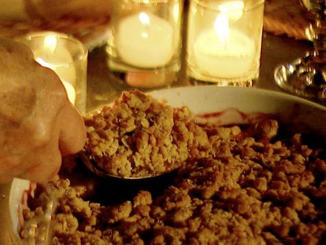 Ina's Strawberry Rhubarb Crisp