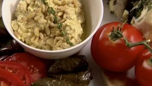 Greek Platter with Hummus