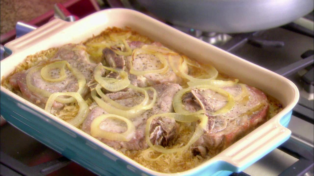 One-Pan Pork and Rice Dinner