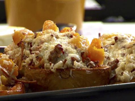 Rachael's Stuffed Squash Boats