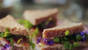 Bacon-Benedictine Sandwiches