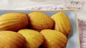 Safflower-Orange Madeleines