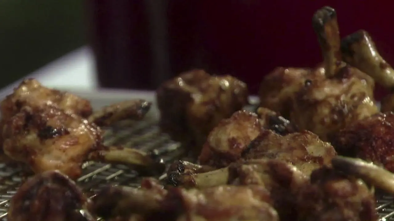 Spicy Asian Chicken Lollipops