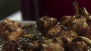 Spicy Asian Chicken Lollipops