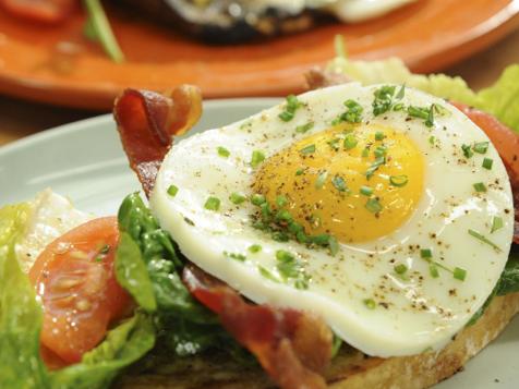 Egg-Topped BLT Sandwich
