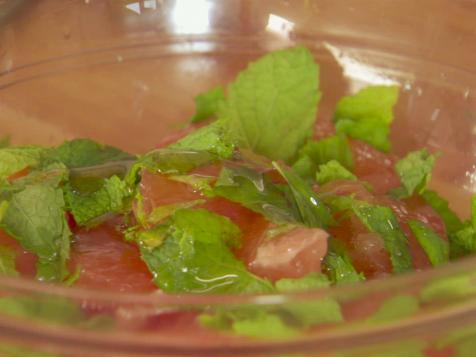 Honey-Mint Grapefruit Salad