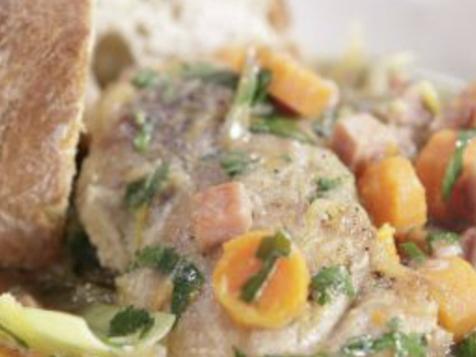 Chicken, Carrot and Leek Stew