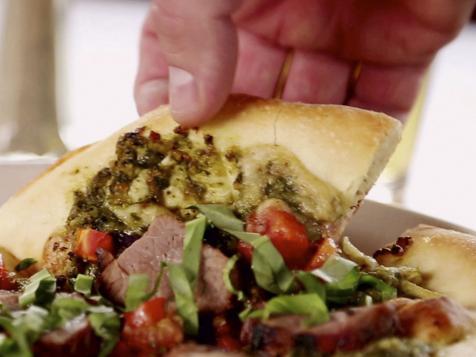White Bean and Steak Pizza
