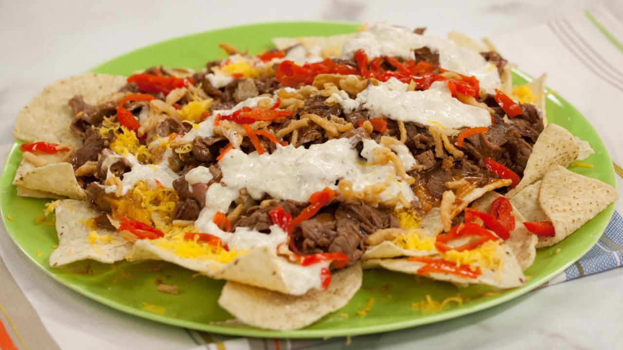 Roast Beef BBQ Nachos