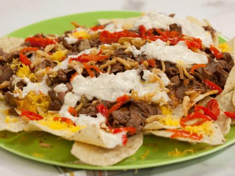 Roast Beef BBQ Nachos
