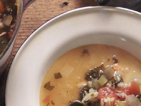 Roasted Chicken and Rice Soup