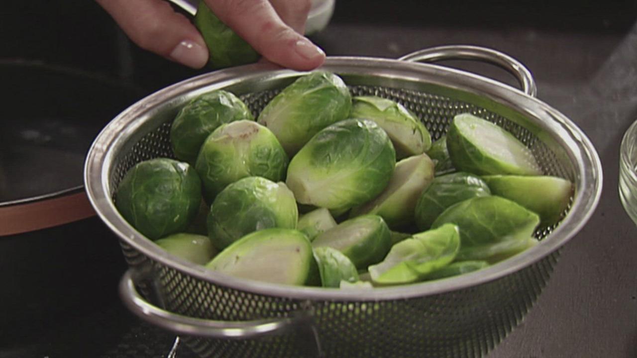 Cheesy Brussels Sprout Gratin