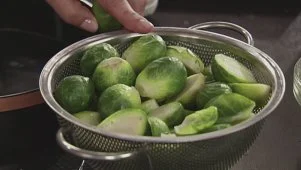 Cheesy Brussels Sprout Gratin