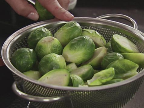 Cheesy Brussels Sprout Gratin