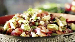 Guy's Black Bean Avocado Salsa