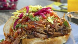 Beer-Roasted Tortas Ahogadas
