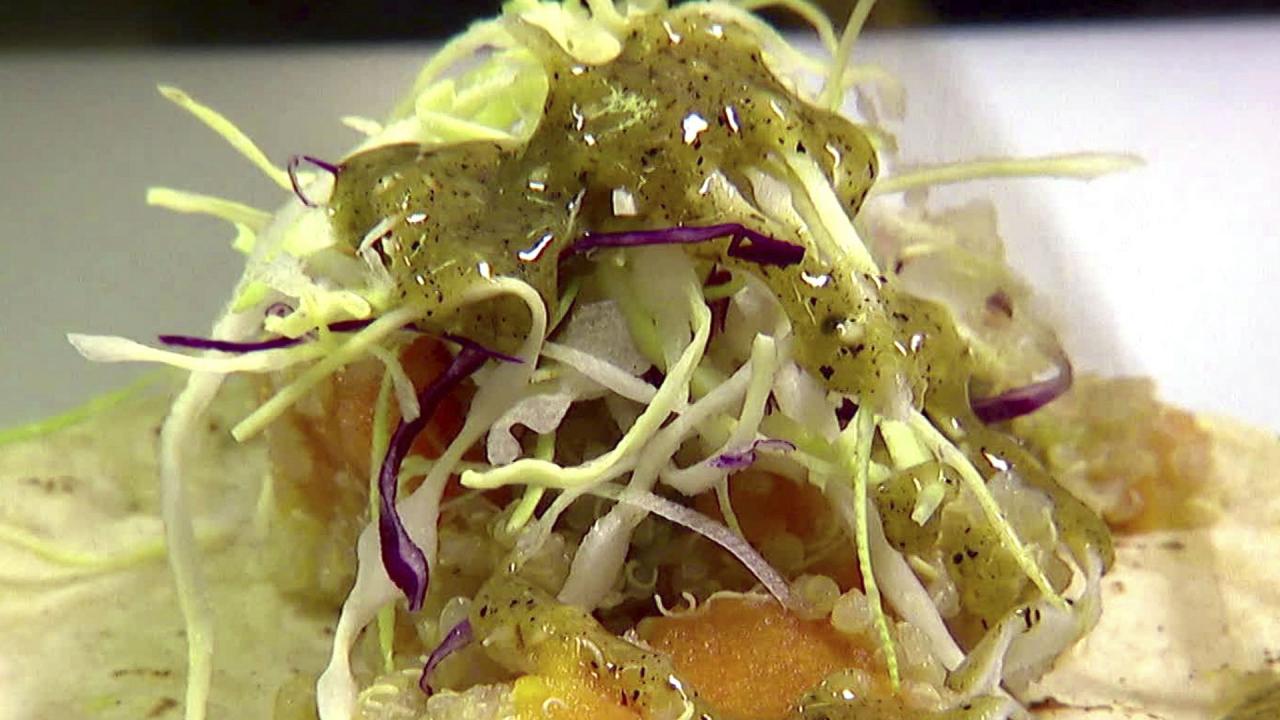 Quinoa & Sweet Potato Taco