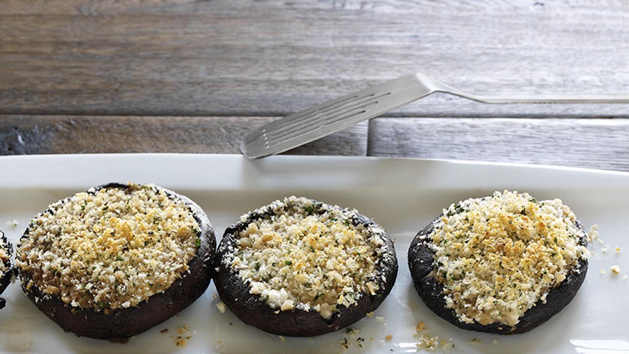 Mozzarella-Stuffed Portobellos