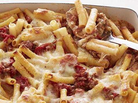 Tyler Florence Shows How to Make Baked Ziti