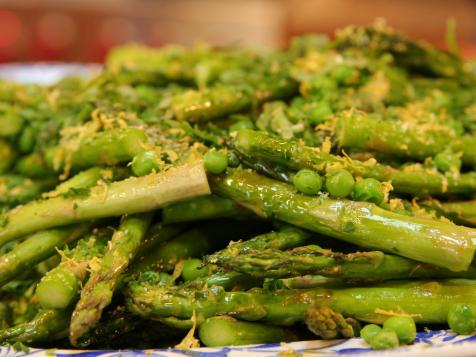 Roasted Asparagus and Peas