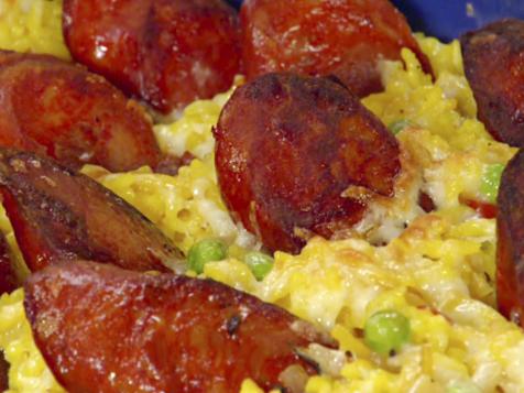 Rice Pilaf & Chorizo Casserole