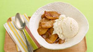 Warm Apples and Ice Cream