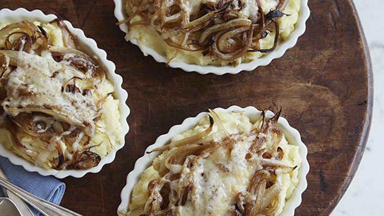 Sweet Onion Potatoes Au Gratin